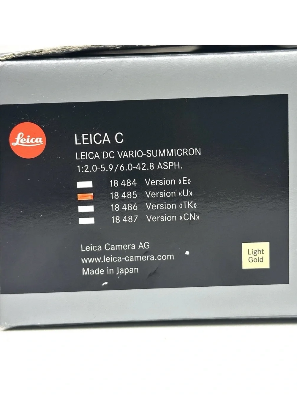 Leica C Type 112 Digital Camera EUC